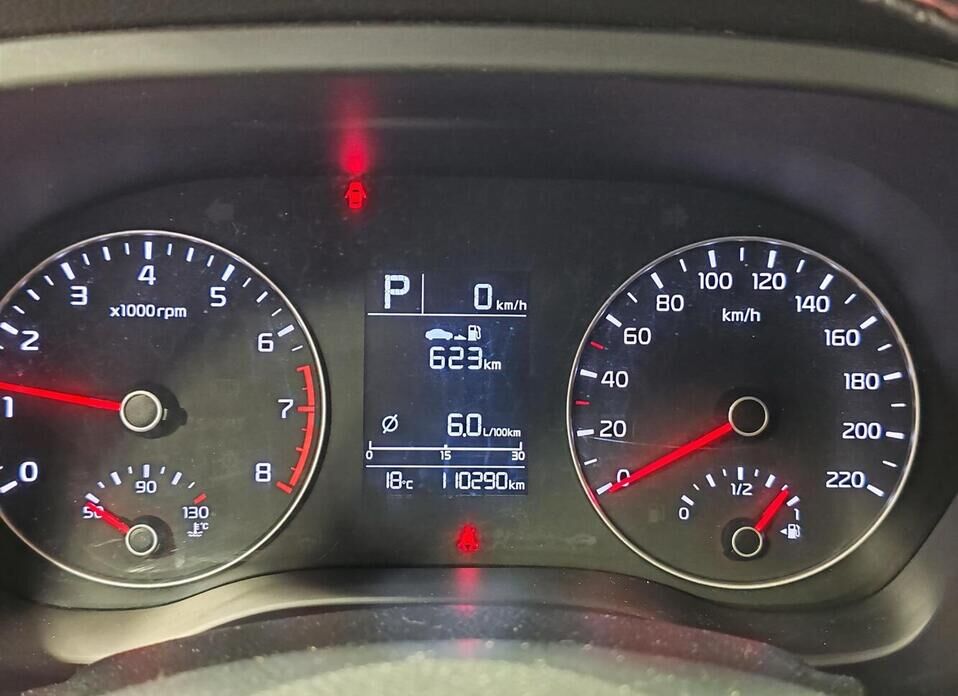 Kia Rio, IV Рестайлинг 1.6 AT (123 л.с.)